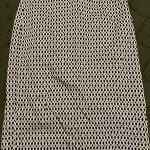 Van Heusen Black and Cream Circle Skirt